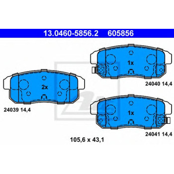 Disk pločice ATE 13.0460-5856.2