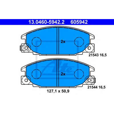 Disk pločice ATE 13.0460-5942.2