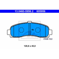 Disk pločice ATE 13.0460-5956.2