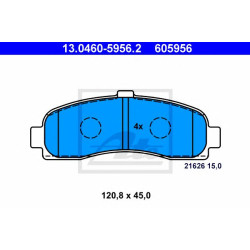 Disk pločice ATE 13.0460-5956.2