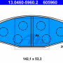 Disk pločice ATE 13.0460-5960.2