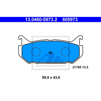 Disk pločice ATE 13.0460-5973.2