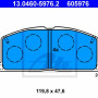 Disk pločice ATE 13.0460-5976.2