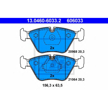 Disk pločice ATE 13.0460-6033.2
