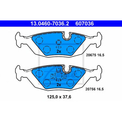 Disk pločice ATE 13.0460-7036.2