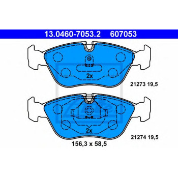 Disk pločice ATE 13.0460-7053.2