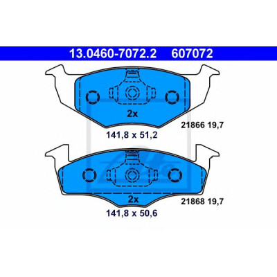 Disk pločice ATE 13.0460-7072.2