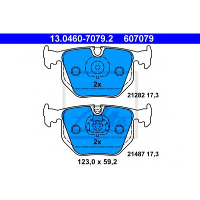 Disk pločice ATE 13.0460-7079.2