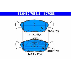 Disk pločice ATE 13.0460-7088.2