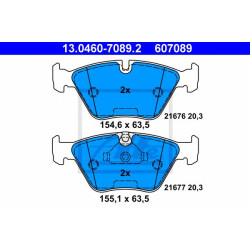 Disk pločice ATE 13.0460-7089.2