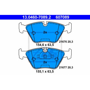 Disk pločice ATE 13.0460-7089.2