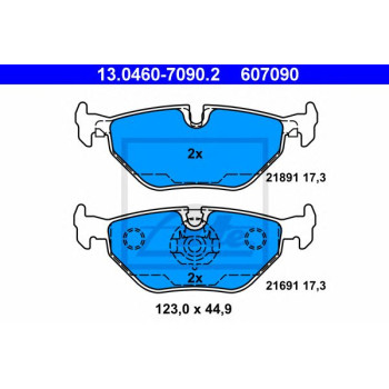 Disk pločice ATE 13.0460-7090.2