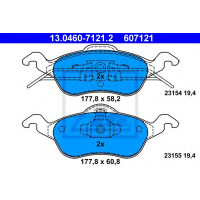 Disk pločice ATE 13.0460-7121.2