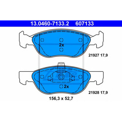 Disk pločice ATE 13.0460-7133.2