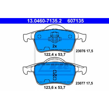 Disk pločice ATE 13.0460-7135.2