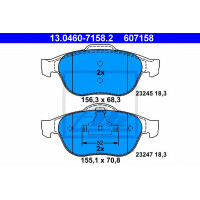 Disk pločice ATE 13.0460-7158.2