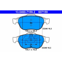 Disk pločice ATE 13.0460-7159.2