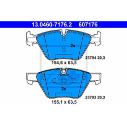 Disk pločice ATE 13.0460-7176.2