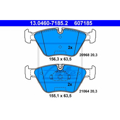 Disk pločice ATE 13.0460-7185.2