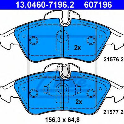 Disk pločice ATE 13.0460-7196.2