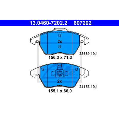 Disk pločice ATE 13.0460-7202.2