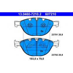 Disk pločice ATE 13.0460-7210.2