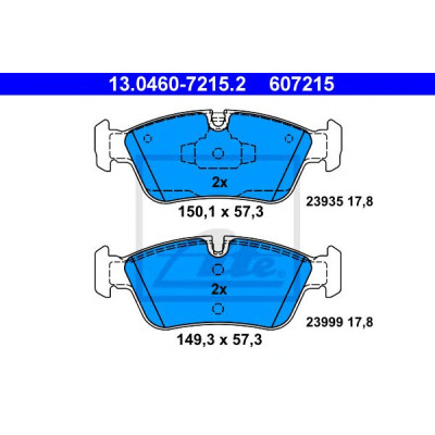 Disk pločice ATE 13.0460-7215.2