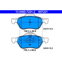 Disk pločice ATE 13.0460-7221.2