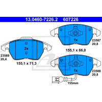 Disk pločice ATE 13.0460-7226.2