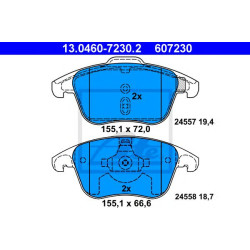 Disk pločice ATE 13.0460-7230.2