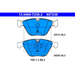 Disk pločice ATE 13.0460-7238.2