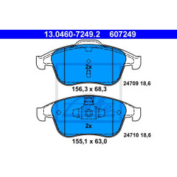 Disk pločice ATE 13.0460-7249.2