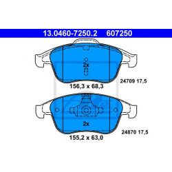 Disk pločice ATE 13.0460-7250.2