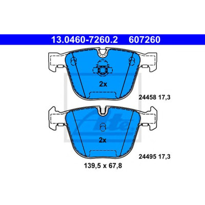 Disk pločice ATE 13.0460-7260.2
