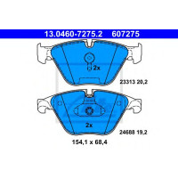 Disk pločice ATE 13.0460-7275.2