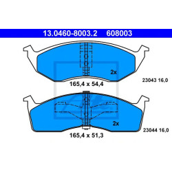Disk pločice ATE 13.0460-8003.2