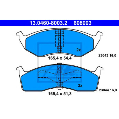 Disk pločice ATE 13.0460-8003.2
