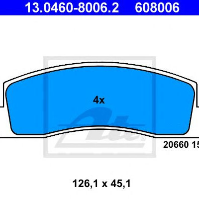 Disk pločice ATE 13.0460-8006.2