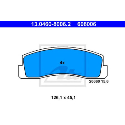 Disk pločice ATE 13.0460-8006.2