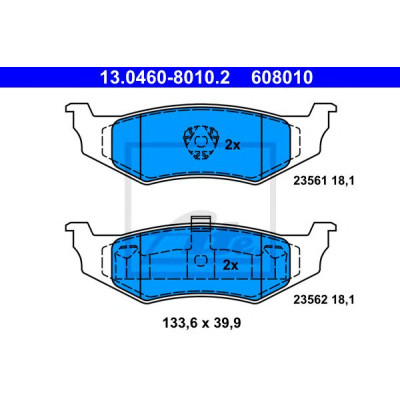 Disk pločice ATE 13.0460-8010.2