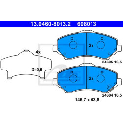 Disk pločice ATE 13.0460-8013.2