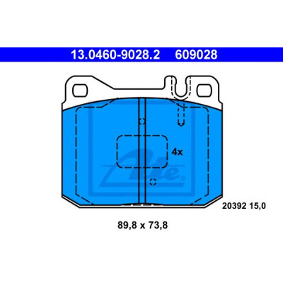 Disk pločice ATE 13.0460-9028.2