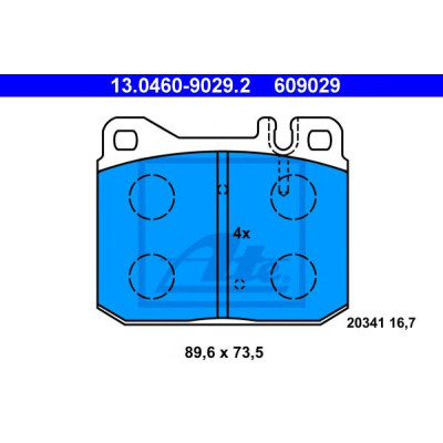 Disk pločice ATE 13.0460-9029.2