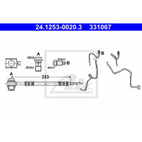 Kočiono crijevo ATE 24.1253-0020.3