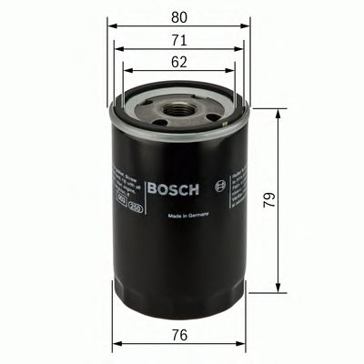 Filter za ulje BOSCH 0 451 102 056