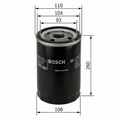 Filter za ulje BOSCH 0 451 104 010