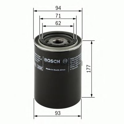 Filter za ulje BOSCH 0 451 203 002