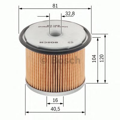 Hidraulični filter, upravljanje BOSCH 1 457 429 165