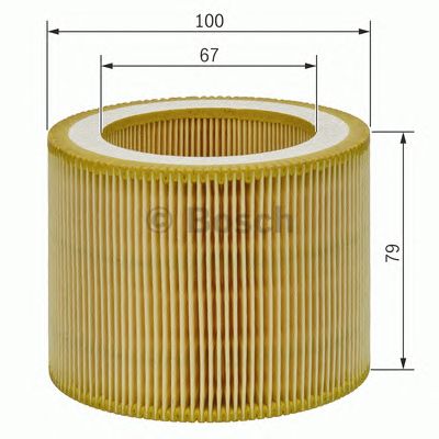 Filter zraka BOSCH F 026 400 253