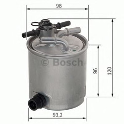 Filter za gorivo BOSCH F 026 402 019